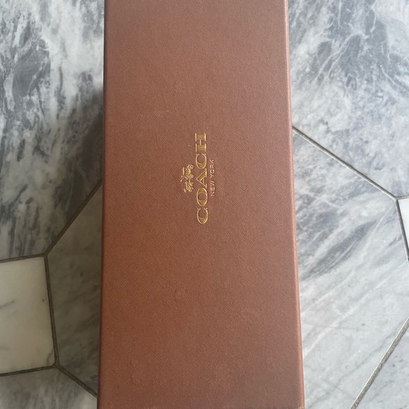 7.5 Coach flats - khaki/navy - Picture 2 of 5